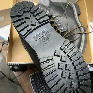 Brand New Size 13 Timberland Limited Release Black and Grey Boots Never Warn Timberland 6 Inch Premium Big Kids main image 4